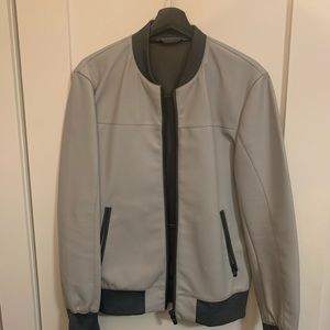 Zara perforated vegan leather Jacket